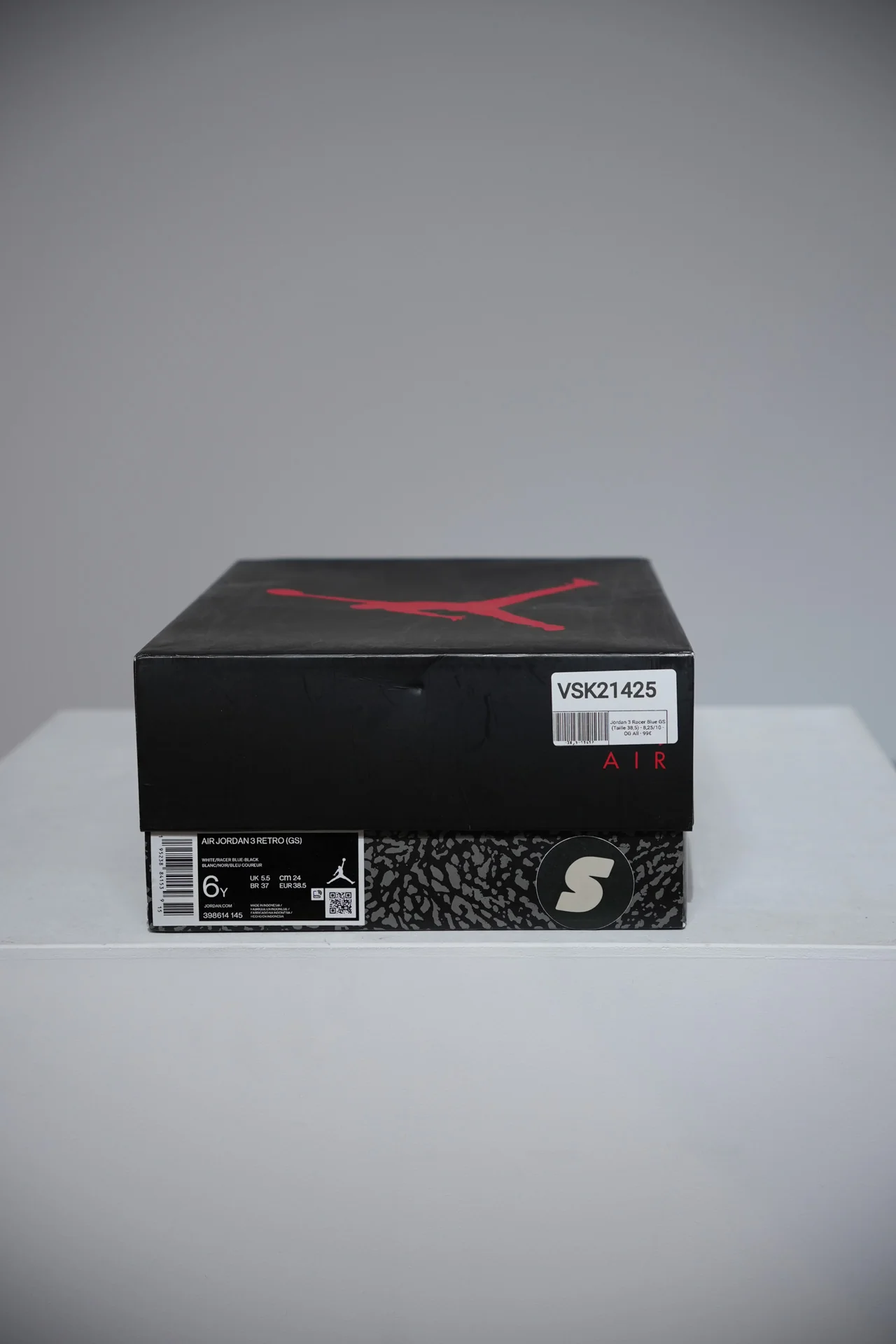 Jordan 3 Racer Blue GS (Taille 38,5) - Image 4