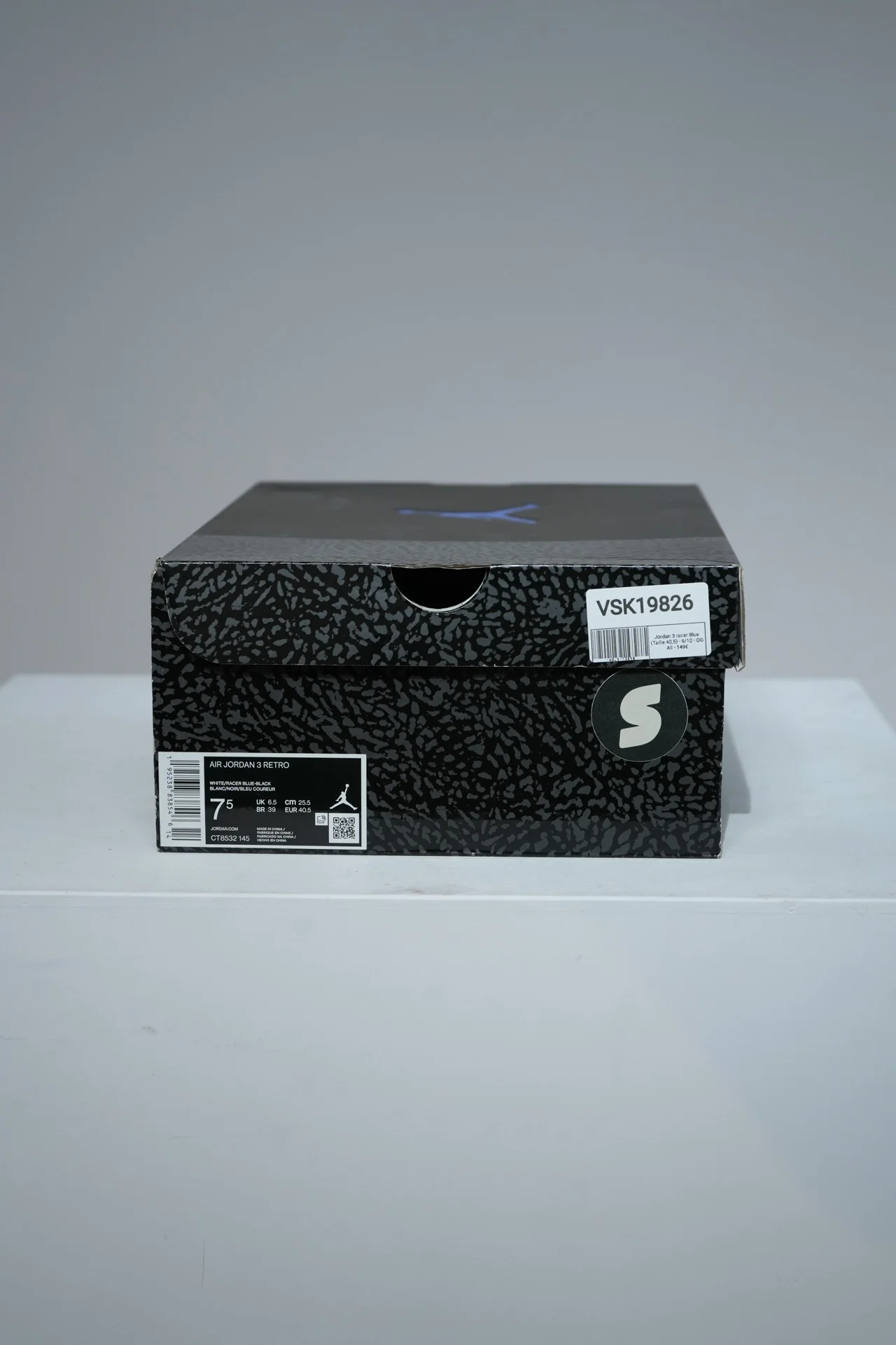 Jordan 3 racer Blue (Taille 40,5) - Image 5