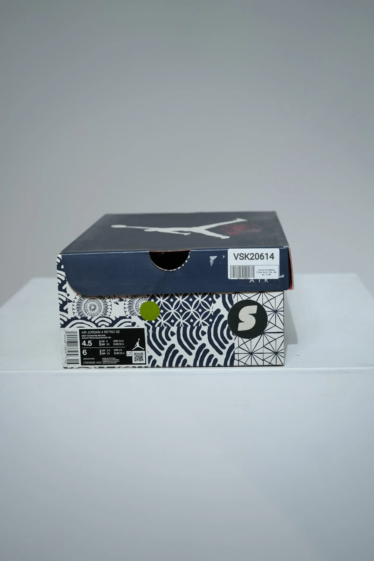 Jordan 4 Sashiko (Taille 36,5) - Image 3
