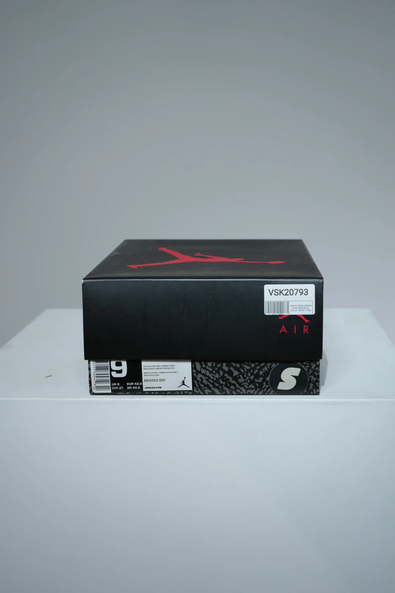 Jordan 3 Black Cement 2018 (Taille 42,5) - Image 6