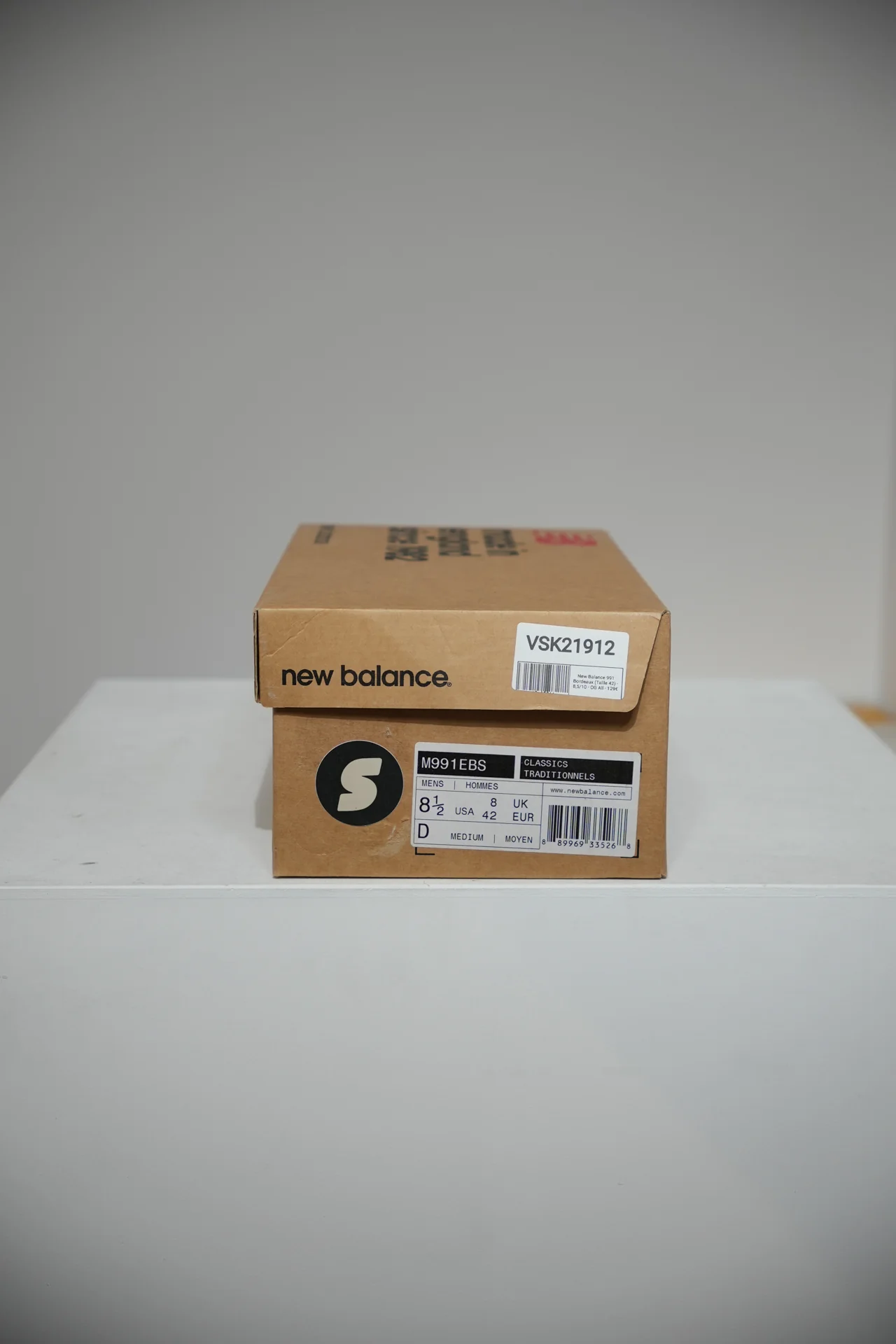 New Balance 991 Bordeaux (Taille 42) - Image 4