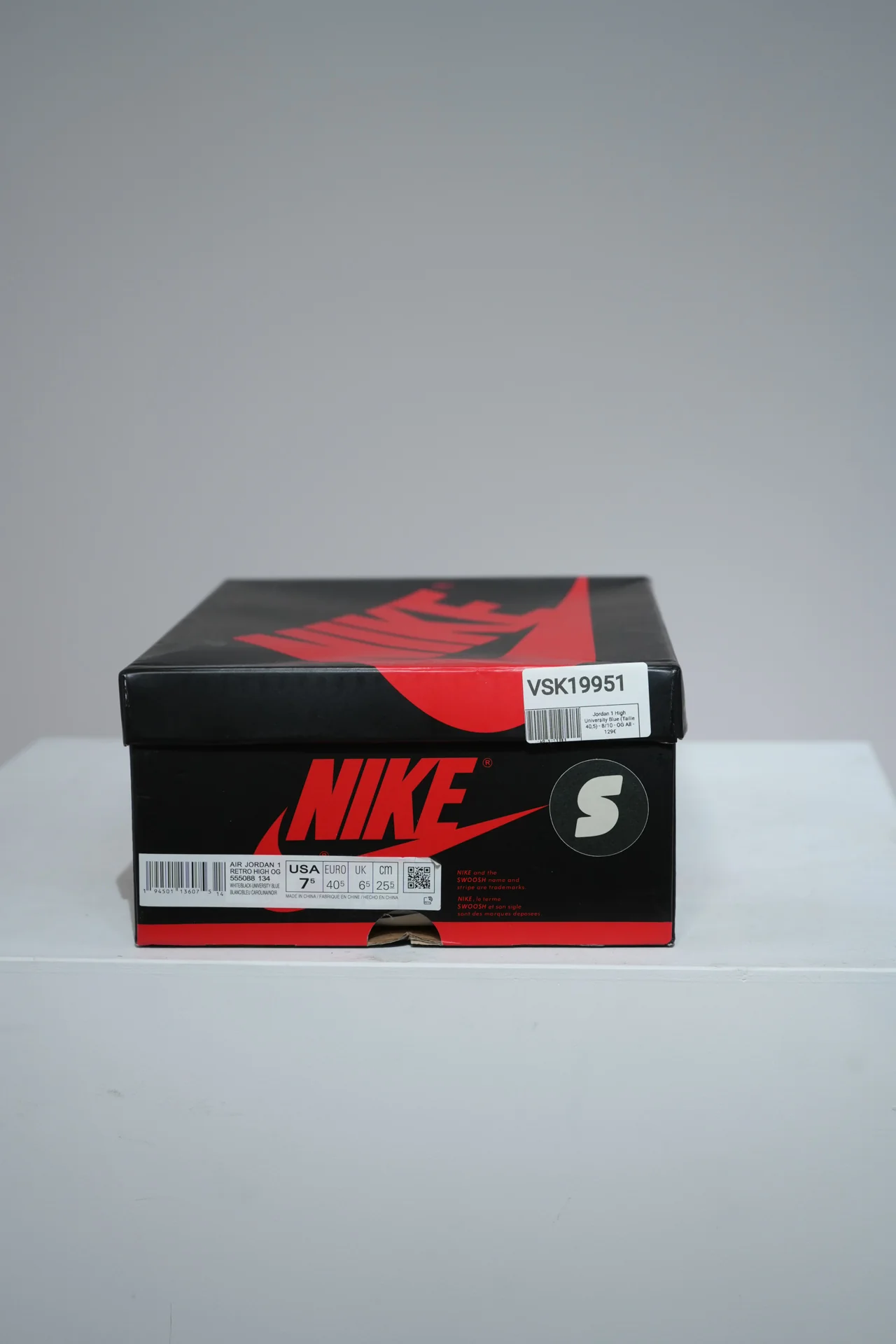 Jordan 1 High University Blue (Taille 40,5) - Image 5